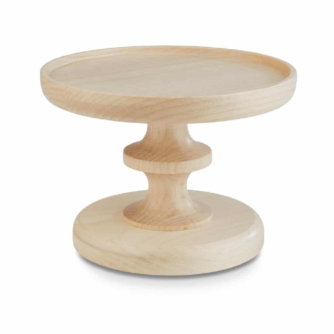 APS Plus Wood Buffet Pedestal Maple Short