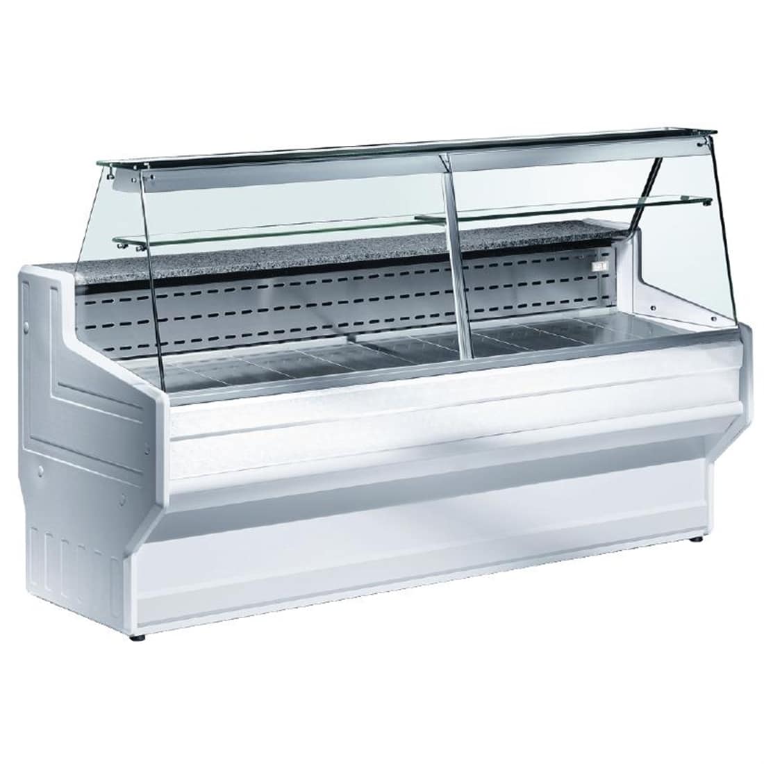 Zoin Hill Slimline Deli Serve Over Counter Chiller White 2000mm HL200B