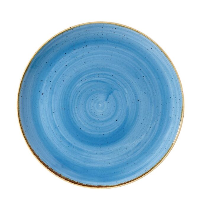 Churchill Stonecast Round Plate Cornflower Blue 342mm