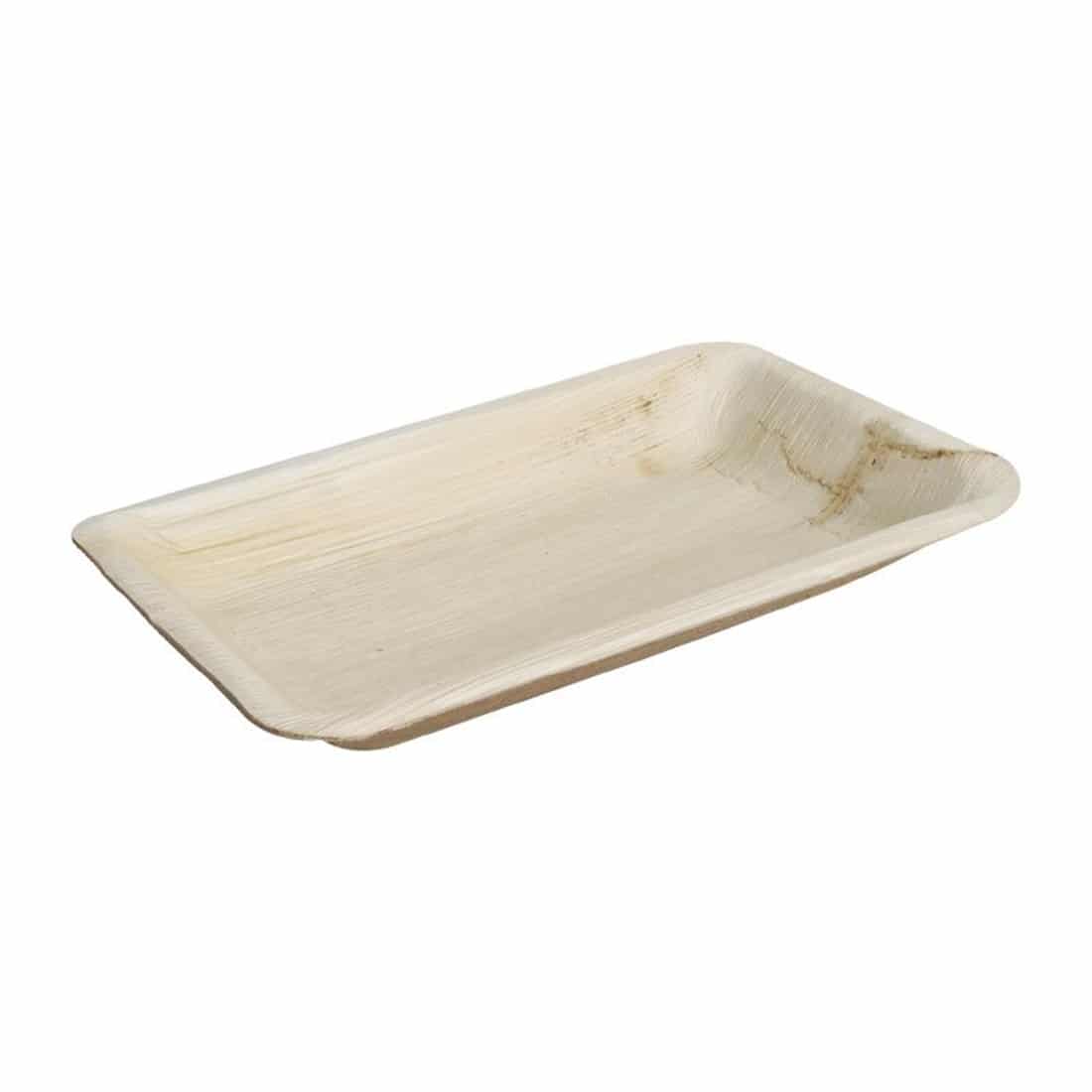 Fiesta Palm Leaf Deep Plate Rectangle 250mm