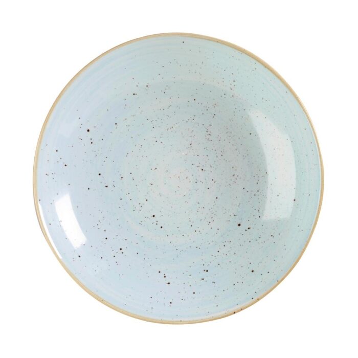 Churchill Stonecast Round Coupe Bowl Duck Egg Blue 315mm