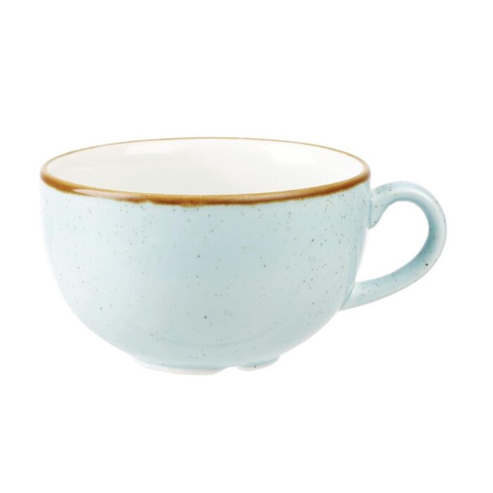 Churchill Stonecast Cappuccino Cup Duck Egg Blue 8oz