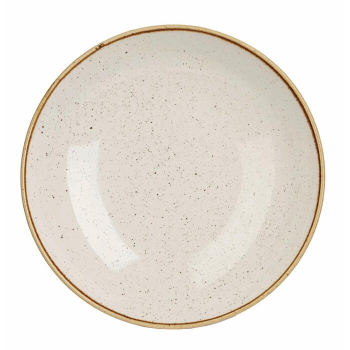 Churchill Stonecast Round Coupe Bowl Barley White 220mm