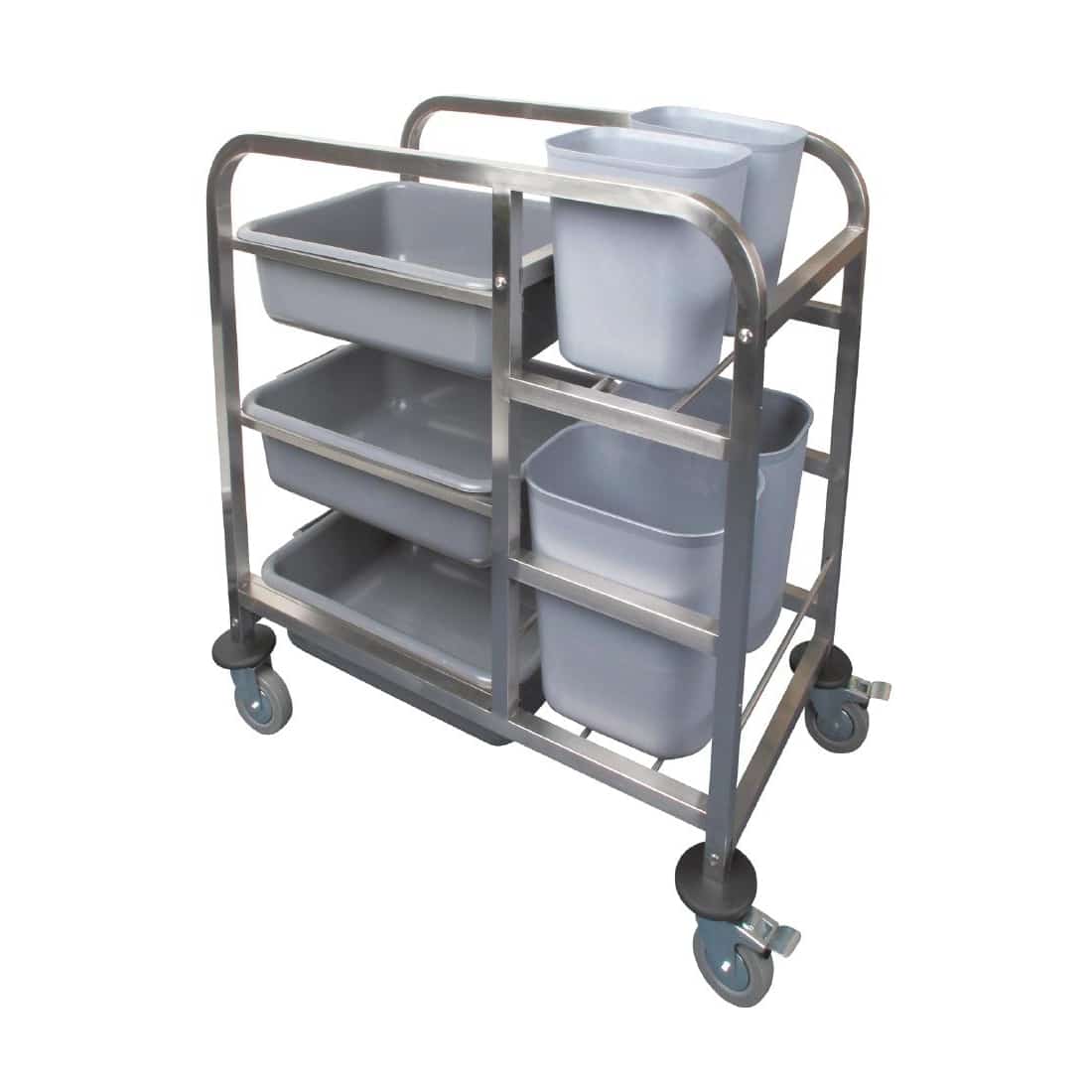 Vogue Stainless Steel Bussing Trolley