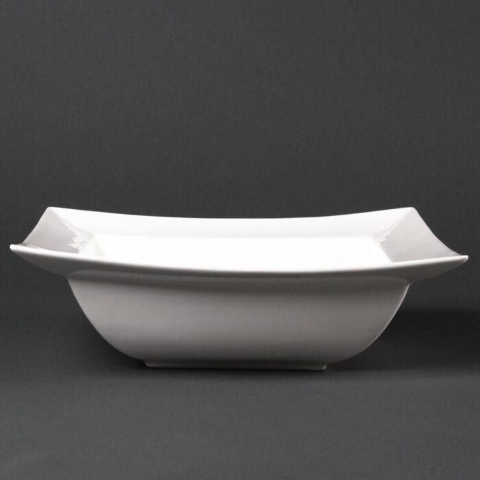 Lumina Wide Rimmed Square Bowls 260mm