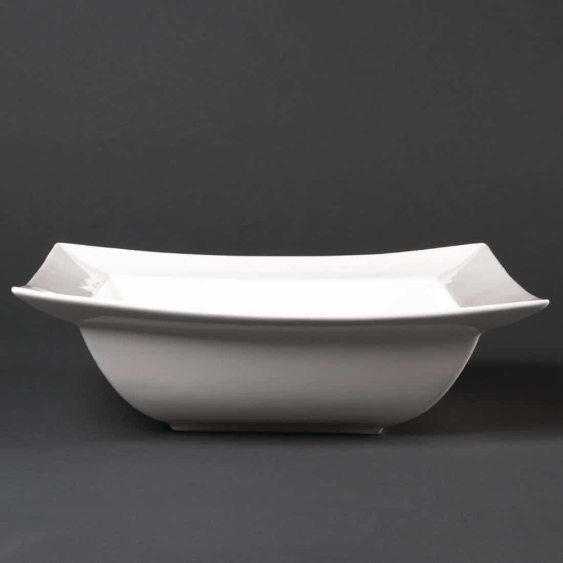 Lumina Wide Rimmed Square Bowls 260mm