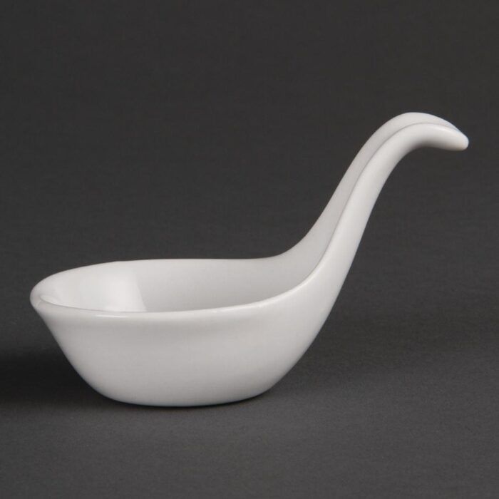 Olympia Miniature Spoon Shape Dipping Bowls 57x 57mm