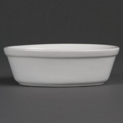 Olympia Whiteware Oval Pie Bowls 161mm