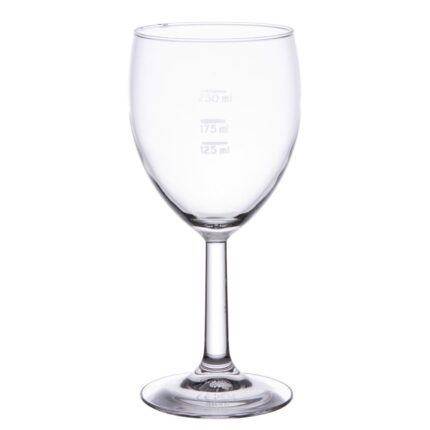 Arcoroc Savoie Grand Vin Wine Glasses 350ml CE Marked at 125ml 175ml and 250ml