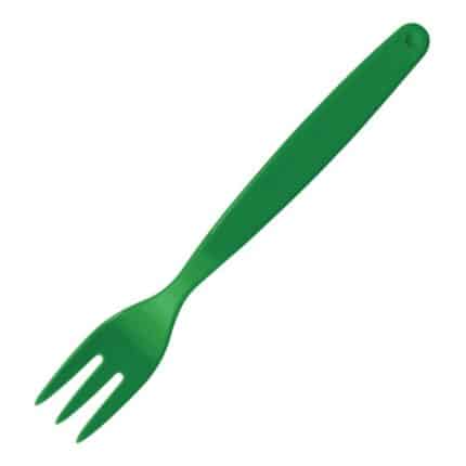 Polycarbonate Fork Green Kristallon