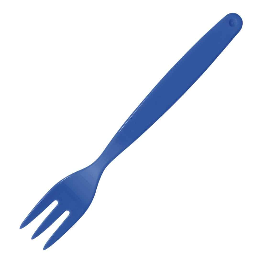 Polycarbonate Fork Blue Kristallon