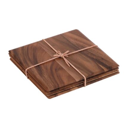 Square Acacia Table Mat