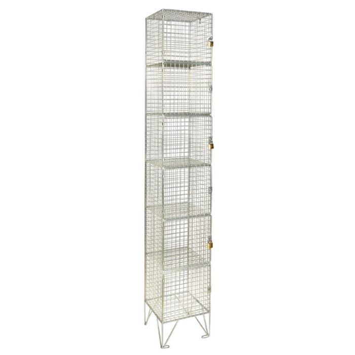 Bolero Mesh Locker Six Door 1980(H) x 300(W) x 457(D)mm