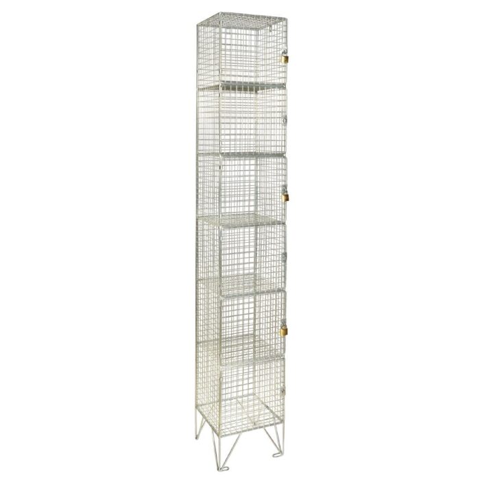 Bolero Mesh Locker Six Door 1980(H) x 300(W) x 457(D)mm