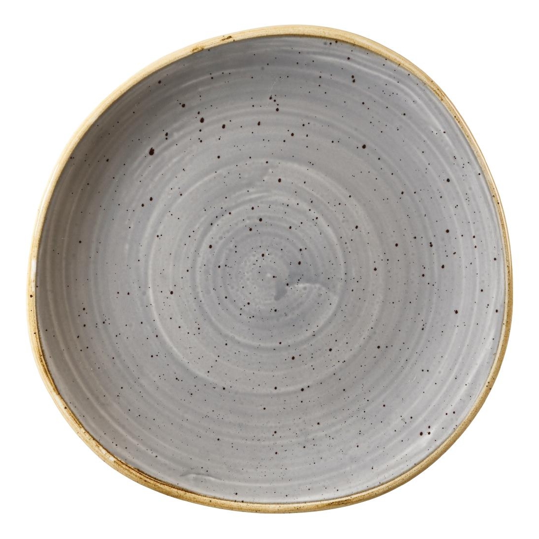 Churchill Stonecast Round Plate Peppercorn Grey 210mm