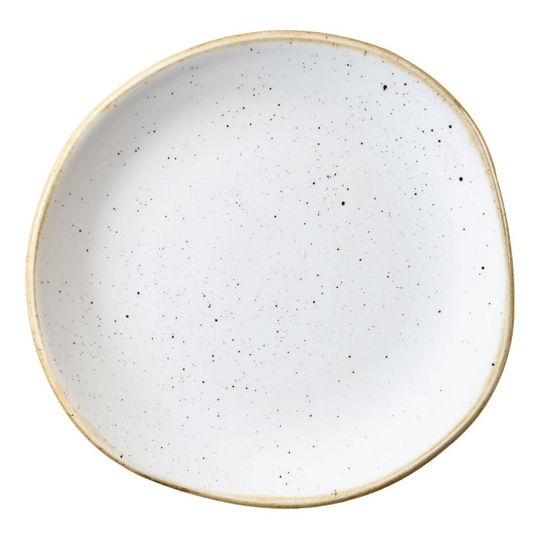 Churchill Stonecast Round Plate Barley White 186mm