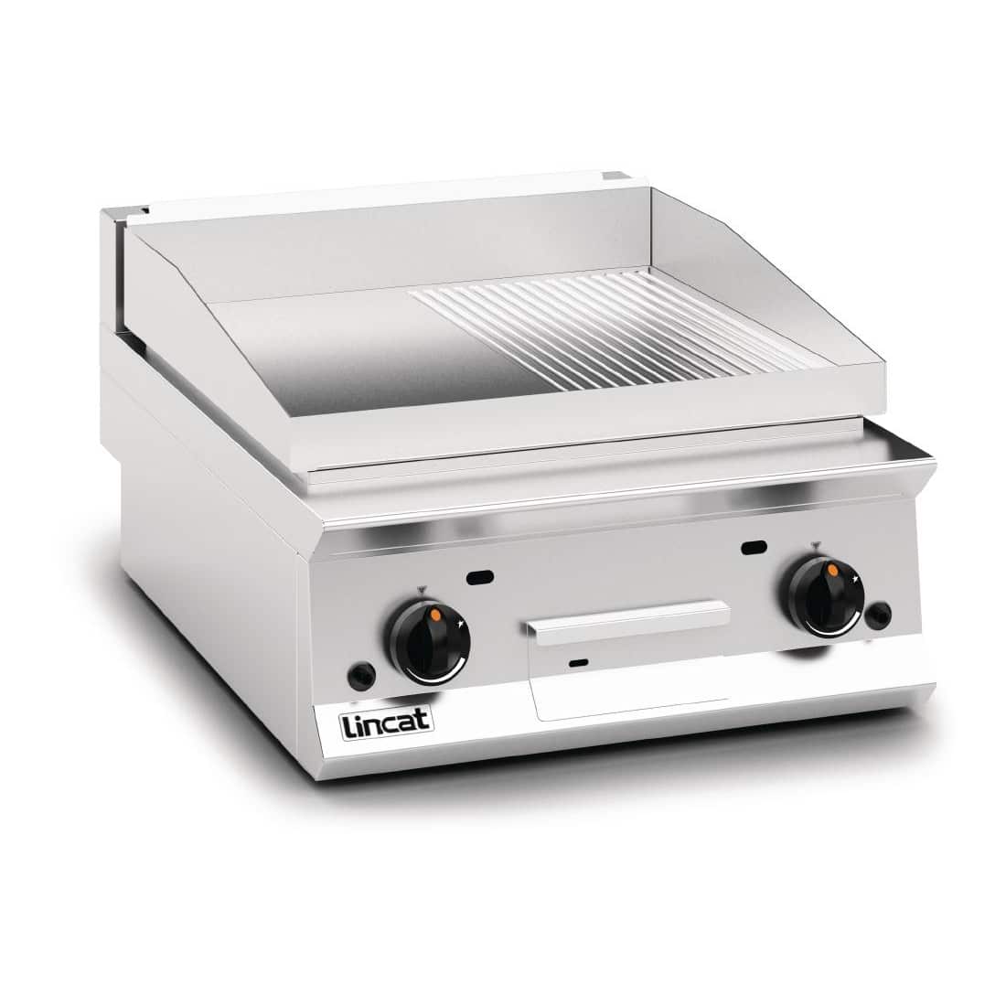 Lincat Opus 800 Half Ribbed Propane Gas Griddle OG8201/R/P