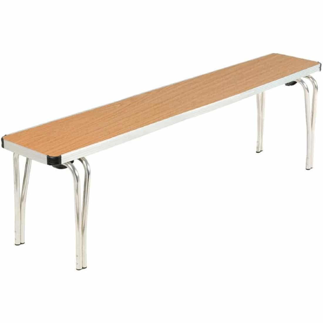 Gopak Contour Stacking Bench Oak 5ft