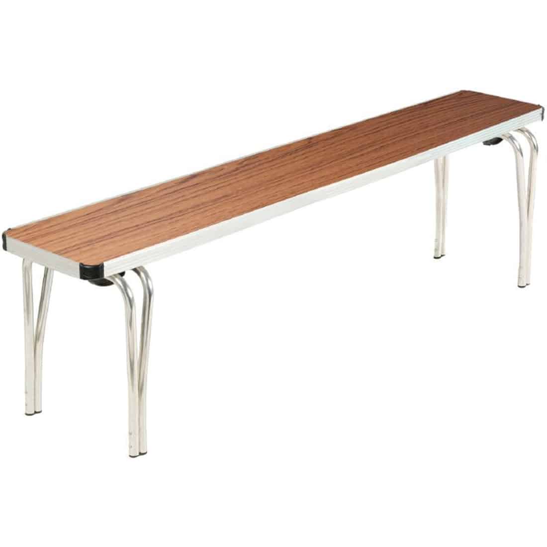 Gopak Contour Stacking Bench Teak 5ft