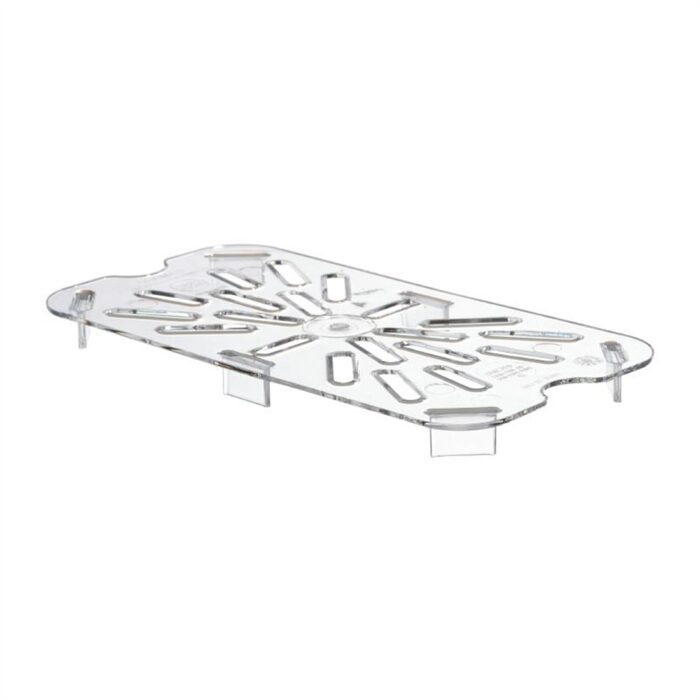 Cambro Polycarbonate 1/4 Gastronorm Pan Drain Shelf