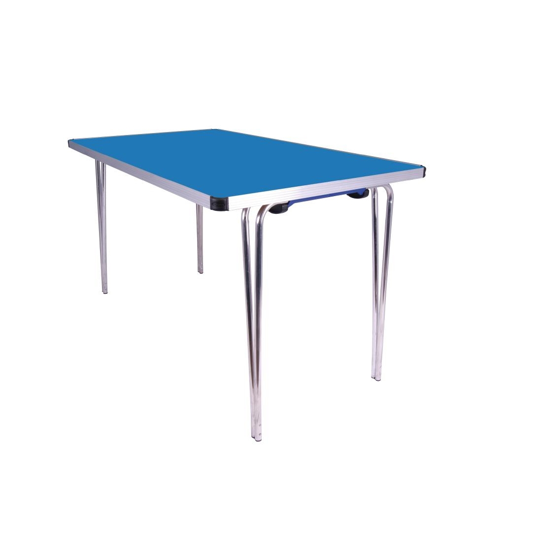 Gopak Contour Folding Table Blue 4ft