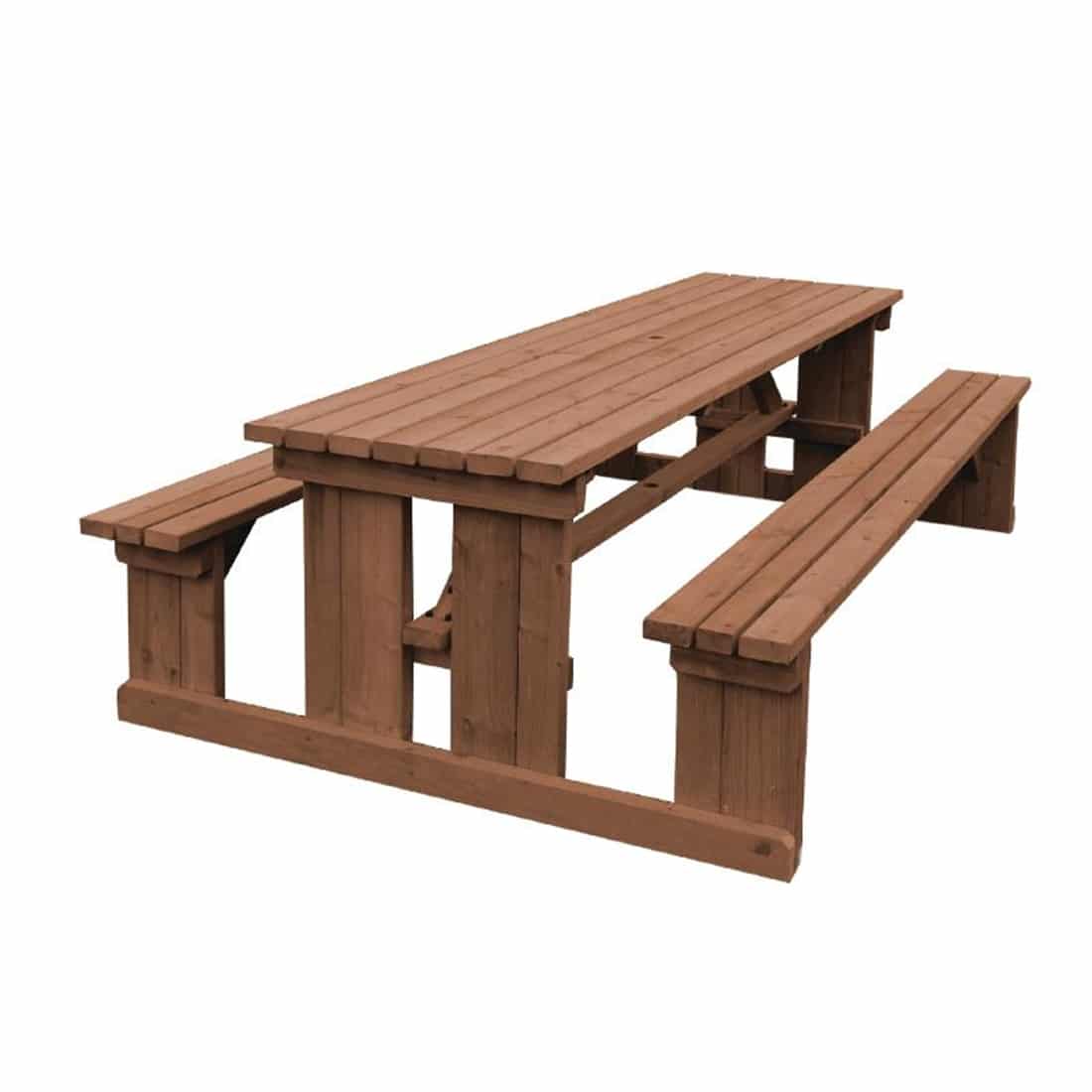 Bolero Walk in Bench Rustic Brown 5ft