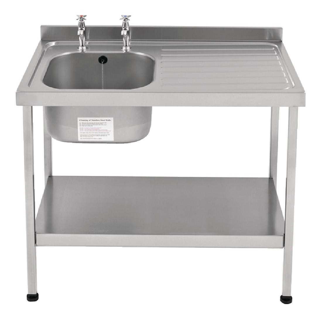 Franke Sissons Stainless Steel Sink Right Hand Drainer 1000x600mm