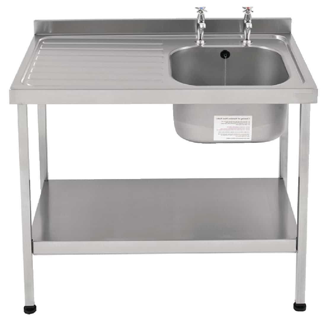 Franke Sissons Stainless Steel Sink Left Hand Drainer 1000x600mm