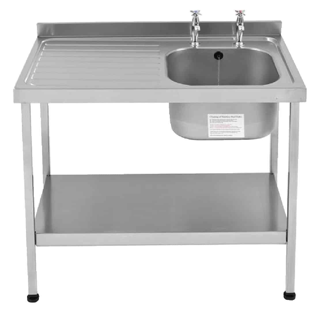 Franke Sissons Stainless Steel Sink Left Hand Drainer 1200x600mm