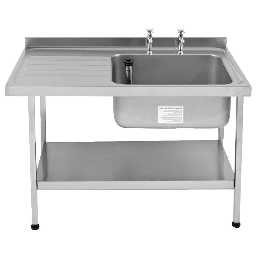 Franke Sissons Stainless Steel Sink Left Hand Drainer 1200x650mm