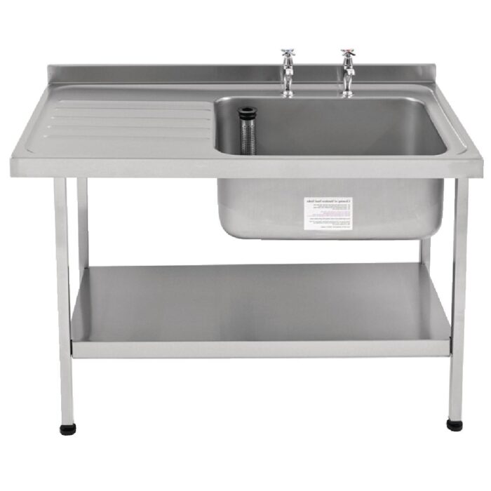 Franke Sissons Stainless Steel Sink Left Hand Drainer 1500x650mm