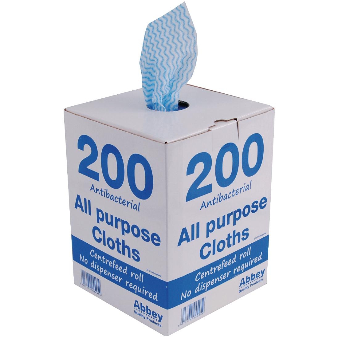 Jantex Antibacterial All Purpose Cloth Blue 200