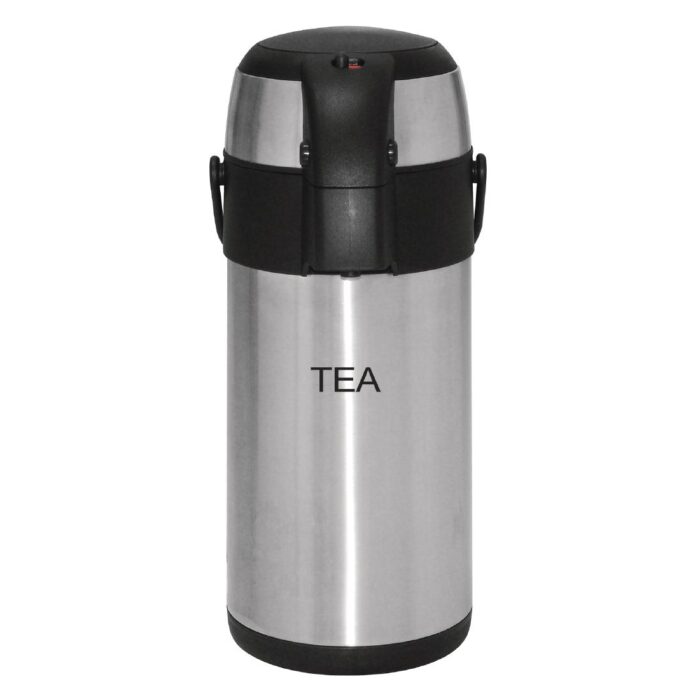 Olympia Pump Action Airpot Etched 'Tea' 3Ltr