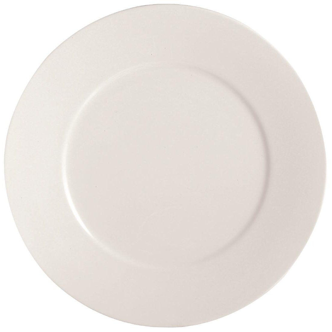 Chef and Sommelier Embassy White Flat Plates 210mm