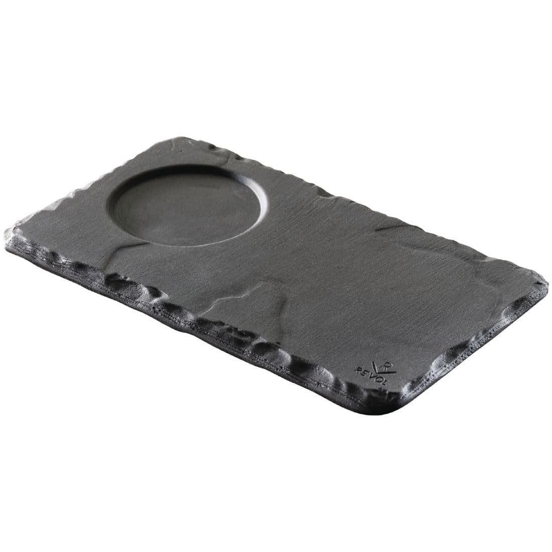 Revol Basalt Saucers with Indents 140mm