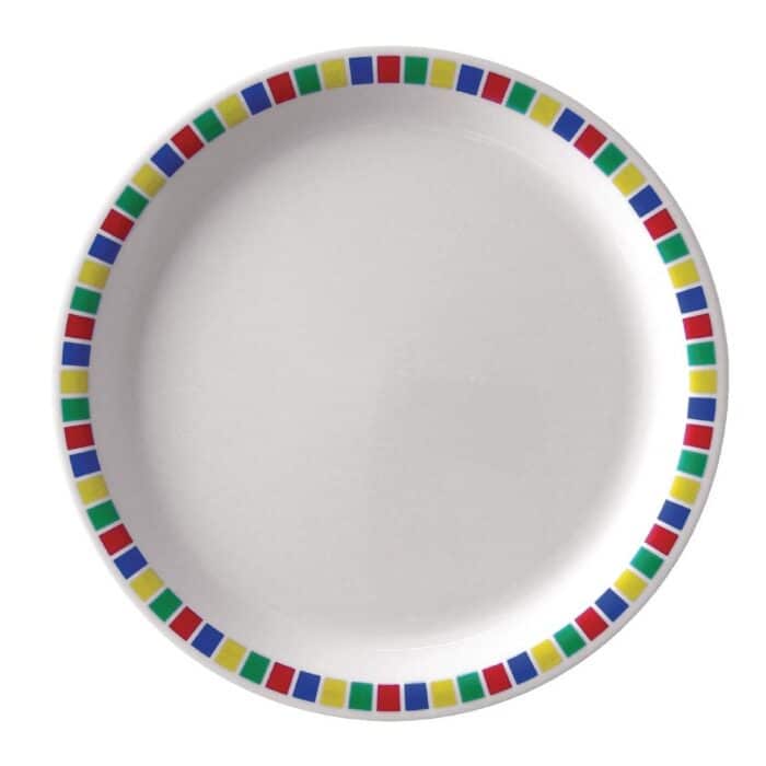 Kristallon Fairground Melamine Side Plates 160mm