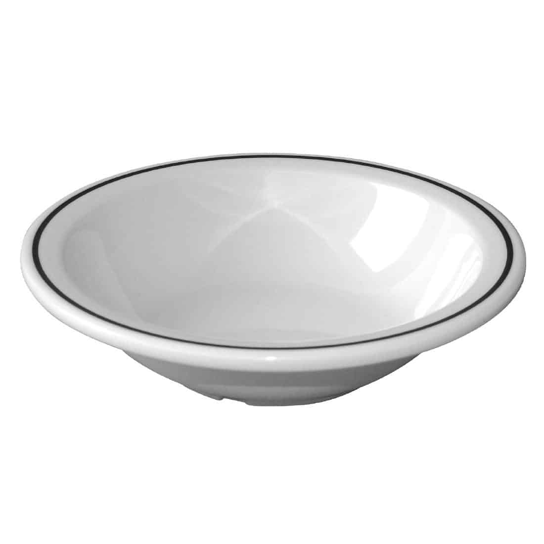 Kristallon Black Band Melamine Bowls 150mm