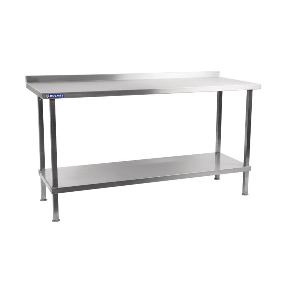 Holmes Self Assembly Stainless Steel Wall Table 2100mm
