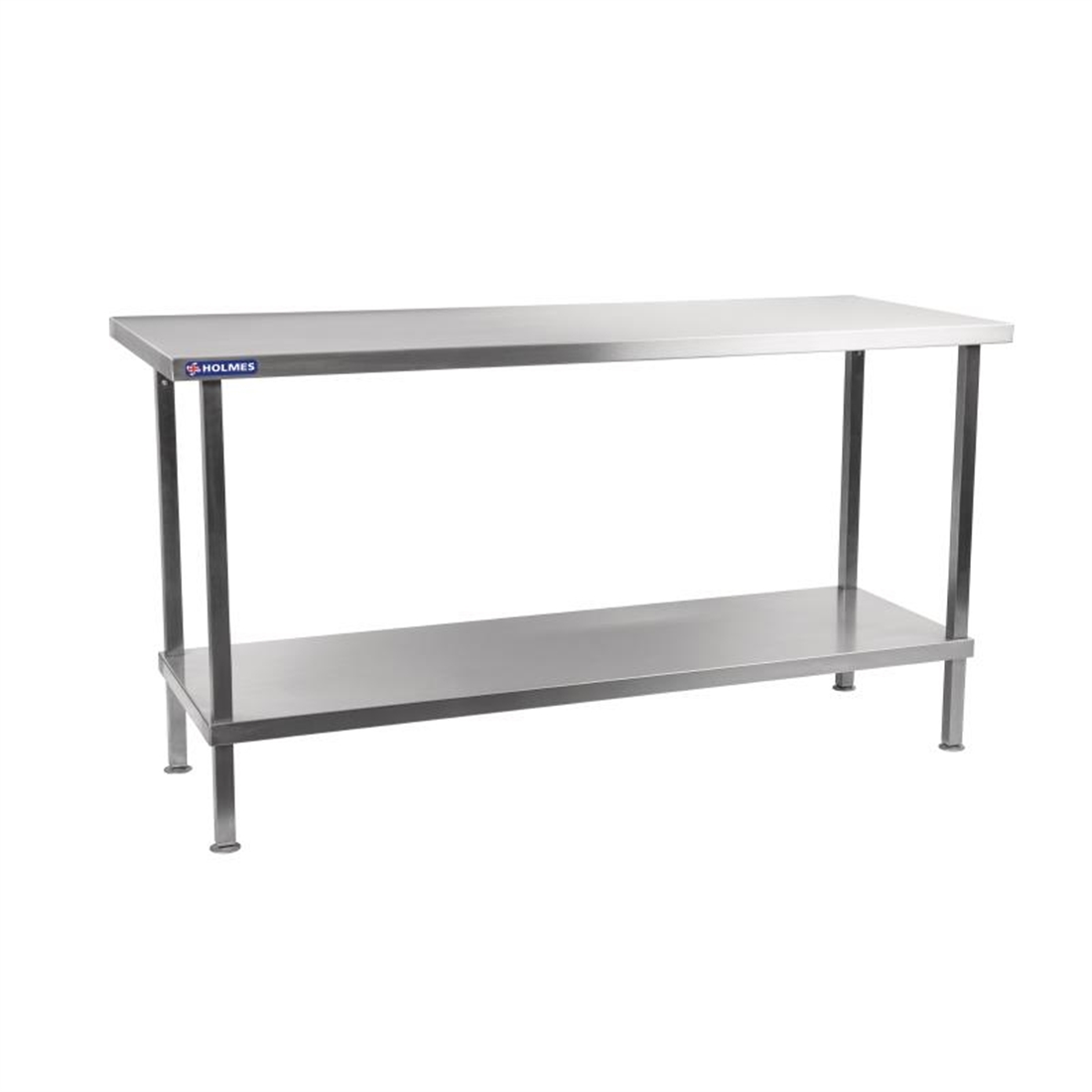 Holmes Self Assembly Stainless Steel Centre Table 2100mm