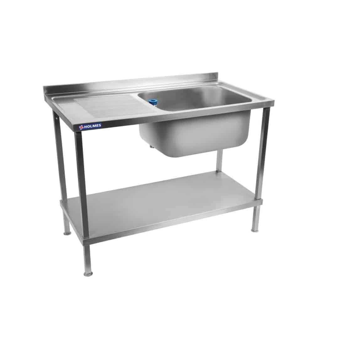 Holmes Self Assembly Stainless Steel Sink Left Hand Drainer 1500mm