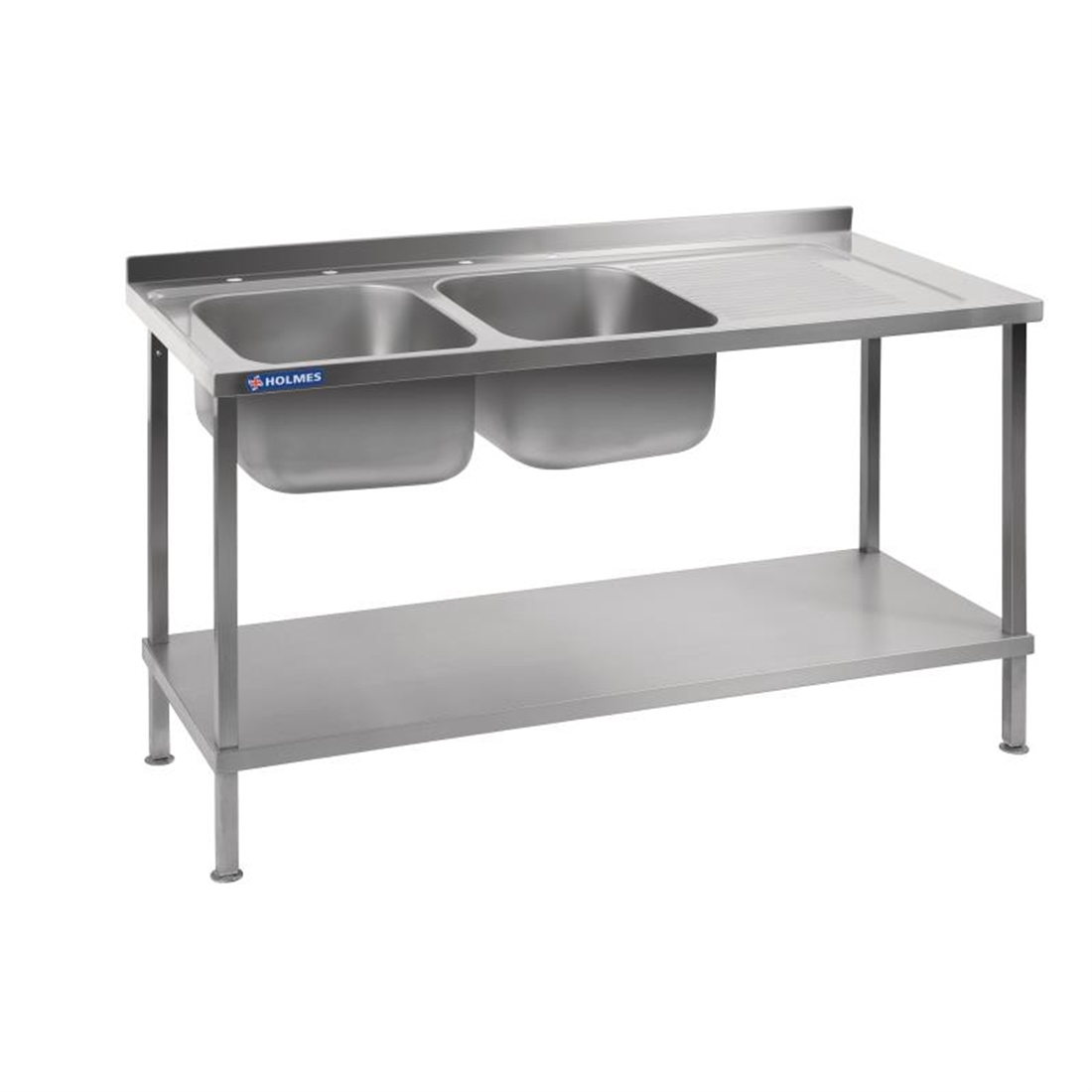 Holmes Self Assembly Stainless Steel Sink Right Hand Drainer 1500mm