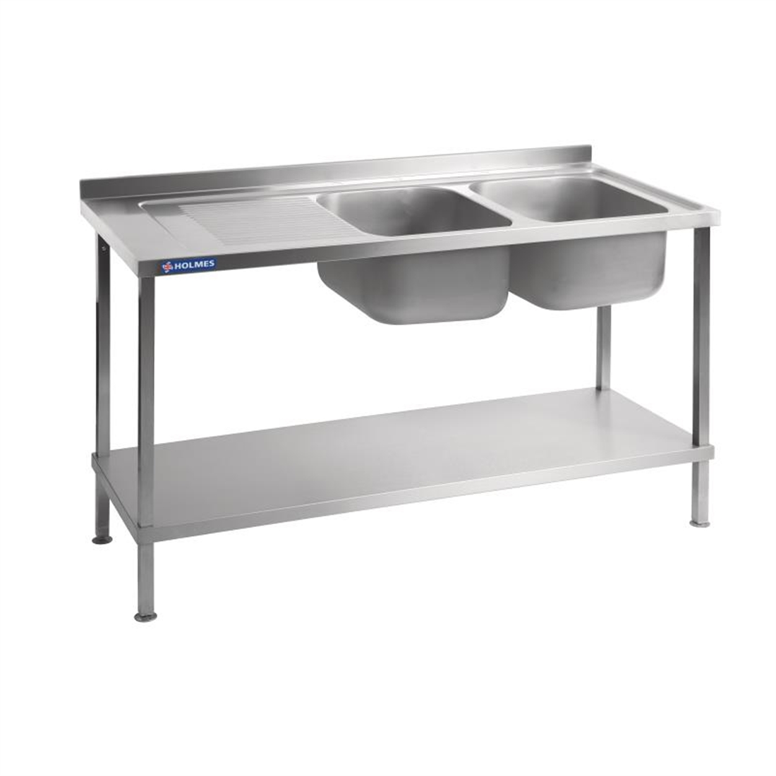 Holmes Self Assembly Stainless Steel Sink Left Hand Drainer 1800mm