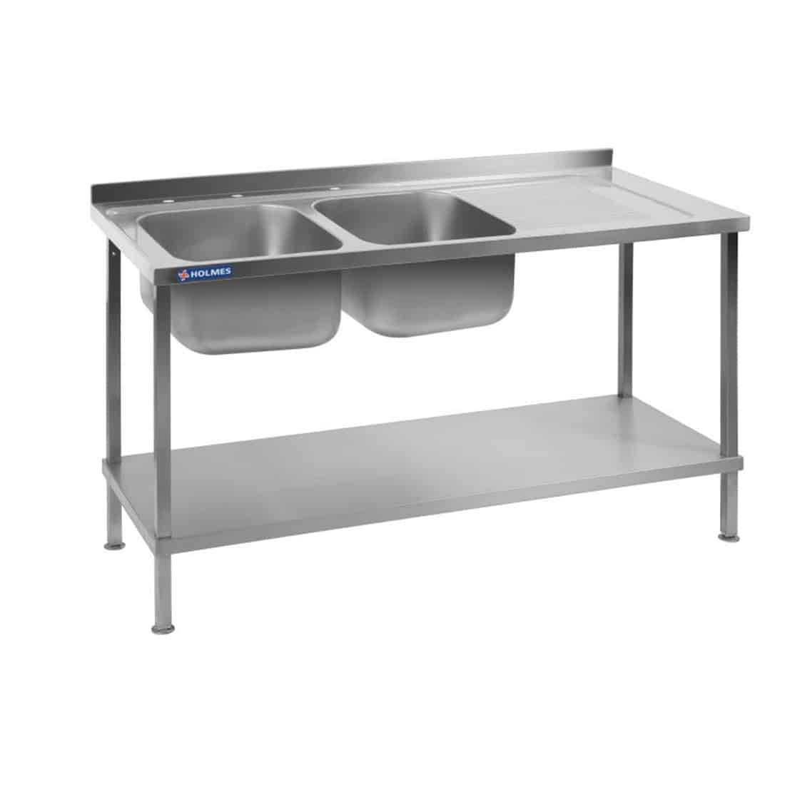 Holmes Fully Assembled Stainless Steel Sink Right Hand Drainer 1500mm