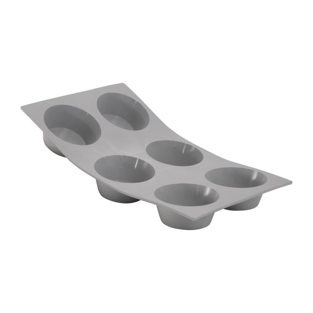 DeBuyer Elastomoule Silicone Mould 6 Muffins 95ml Each