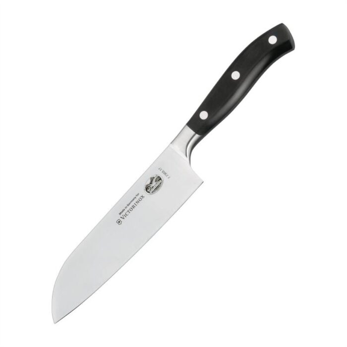 Victorinox Fully Forged Santoku Knife Black 17cm