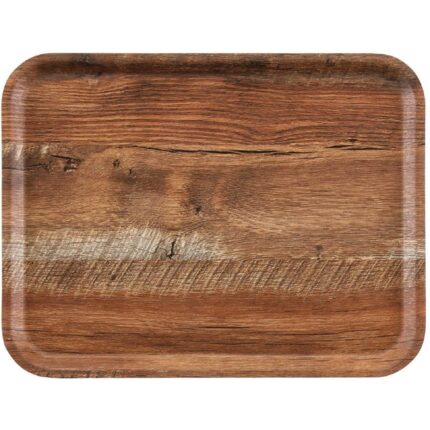 Cambro Madeira Tray Brown Oak 430mm