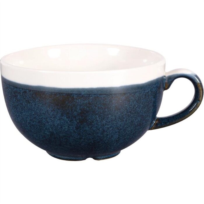 Churchill Monochrome Cappuccino Cup Sapphire Blue 340ml