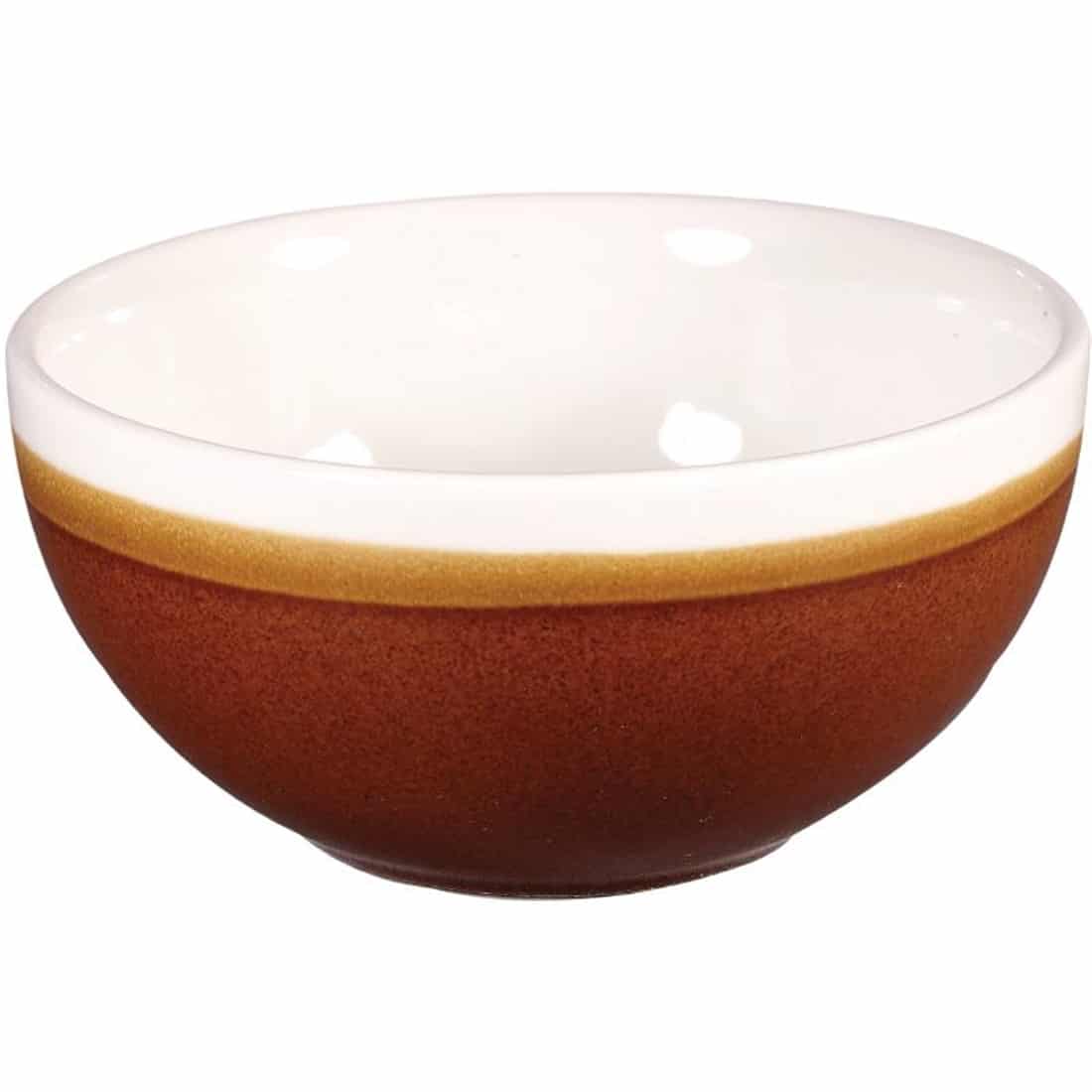 Churchill Monochrome Soup Bowl Cinnamon Brown 455ml