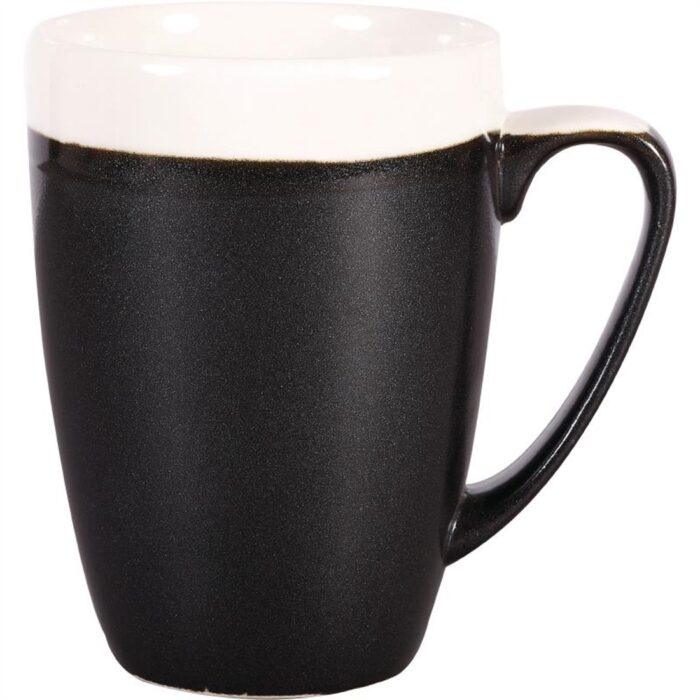 Churchill Monochrome Profile Mug Onyx Black 340ml