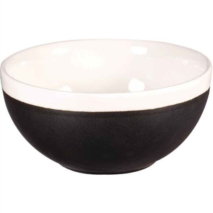 Churchill Monochrome Soup Bowl Onyx Black 455ml